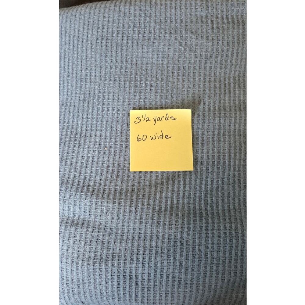 3 1/2 Yards Waffle Knit Fabric